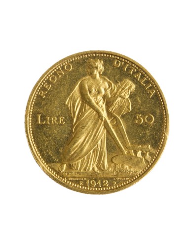 Vittorio Emanuele III (1900 - 1943) - 50 lire 1912