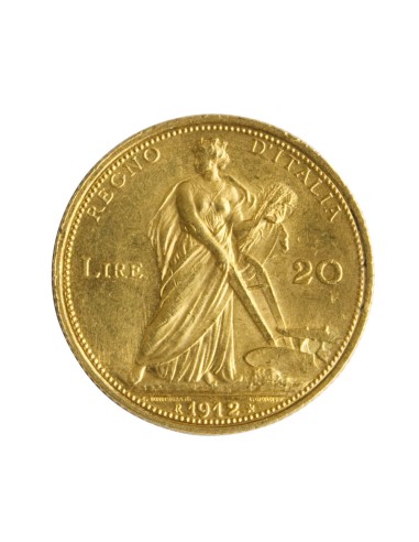 Vittorio Emanuele III (1900 - 1943) - 20 lire 1912