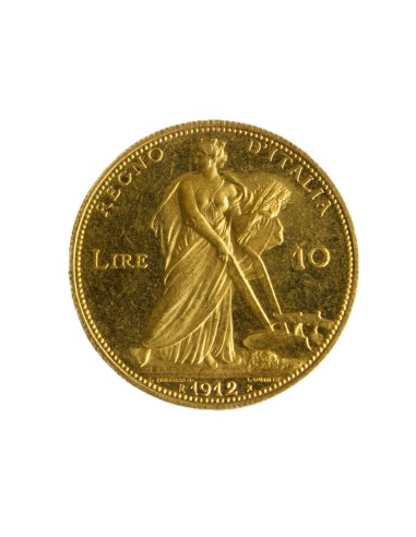 Vittorio Emanuele III (1900 - 1943) - 10 lire 1912