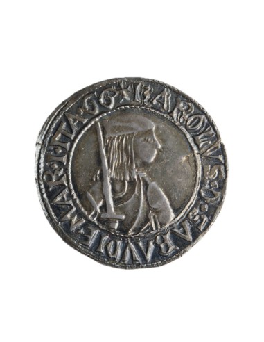 Carlo I (1482-1490) - testone, z. Cornavin